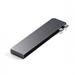 Satechi PRO HUB SLIM (1xUSB4,1xHDMI,2xUSB-A,SD/MicroSD,UHS-I up to 104MB/s, SD/SDHC/SDXC up to 2TB,1xUSB-C) - Space Grey