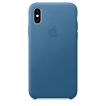 Apple iPhone XS Max Leather Case - Cape Cod Blue