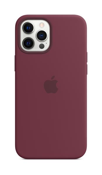 Apple iPhone 12 Pro Max Silicone Case with MagSafe - Plum