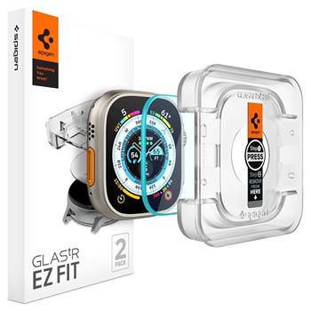 Spigen Glass tR EZ Fit 2 Pack - Apple Watch Ultra 2/Ultra 49mm