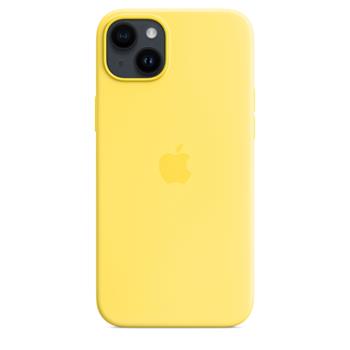 Apple iPhone 14+ Silicone Case with MagSafe - Canary Yellow