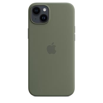 Apple iPhone 14+ Silicone Case with MagSafe - Olive