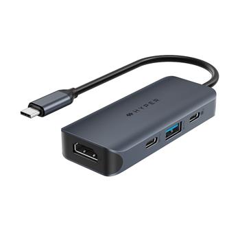 Hyper EcoSmart Gen.2 USB-C 4-in-1 Hub 100W PD Pass-thru