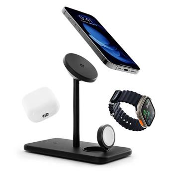 Twelve South - Hirise 3 Deluxe stand 3-in-1 pro Phone/Apple Watch/Airpods