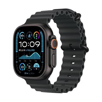 Apple Watch Ultra 2 GPS + Cellular 49mm Black Titanium Case with Black Ocean Band