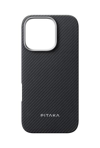 Pitaka Ultra-Slim Case, Black/Grey Twill - iPhone 16 Pro