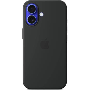 Apple iPhone 16 Silicone Case with MagSafe - Black