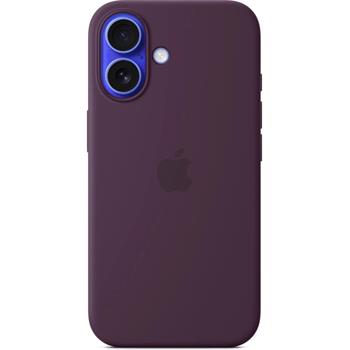 Apple iPhone 16 Silicone Case with MagSafe - Plum