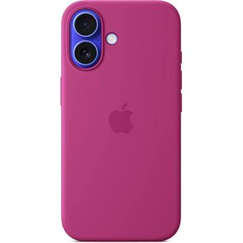 Apple iPhone 16 Silicone Case with MagSafe - Fuchsia