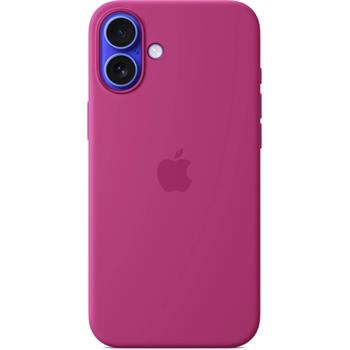 Apple iPhone 16 Plus Silicone Case with MagSafe - Fuchsia