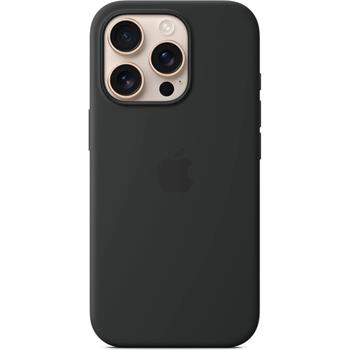 Apple iPhone 16 Pro Silicone Case with MagSafe - Black