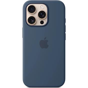 Apple iPhone 16 Pro Silicone Case with MagSafe - Denim