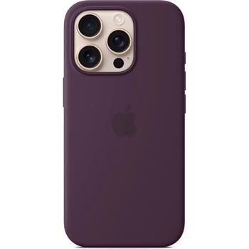 Apple iPhone 16 Pro Silicone Case with MagSafe - Plum