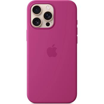 Apple iPhone 16 Pro Max Silicone Case with MagSafe - Fuchsia